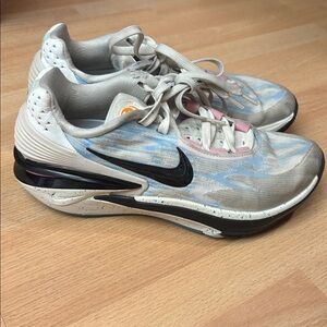 Nike G.T Cuts 2 White and Light Blue Athletic Shoes